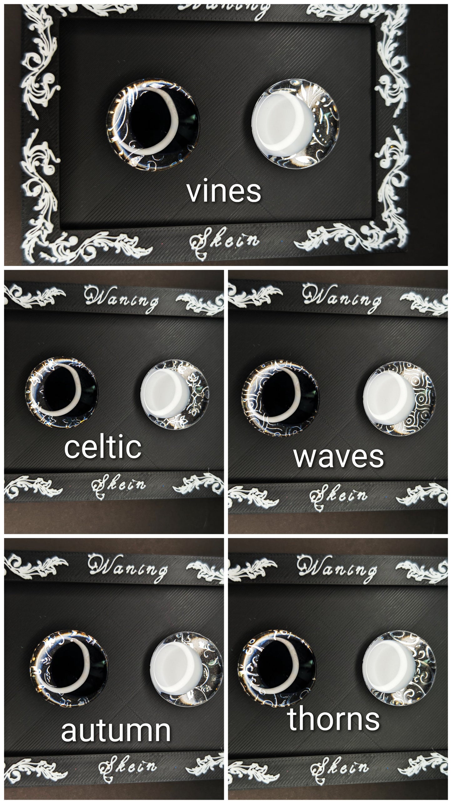 Hand-Painted Safety Eyes with Filigree