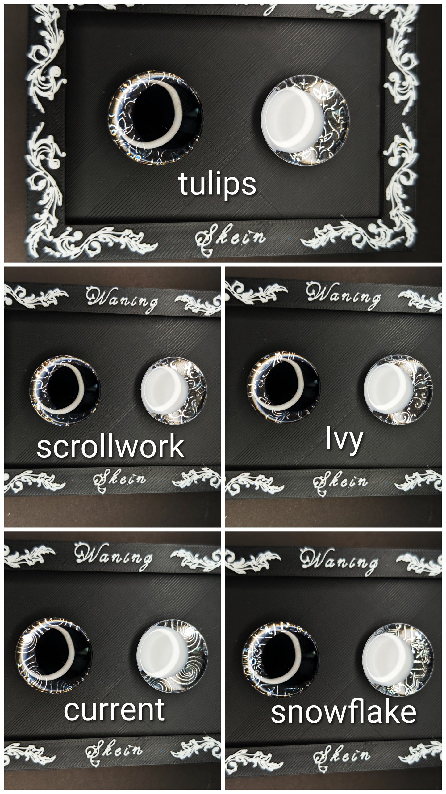 Hand-Painted Safety Eyes with Filigree