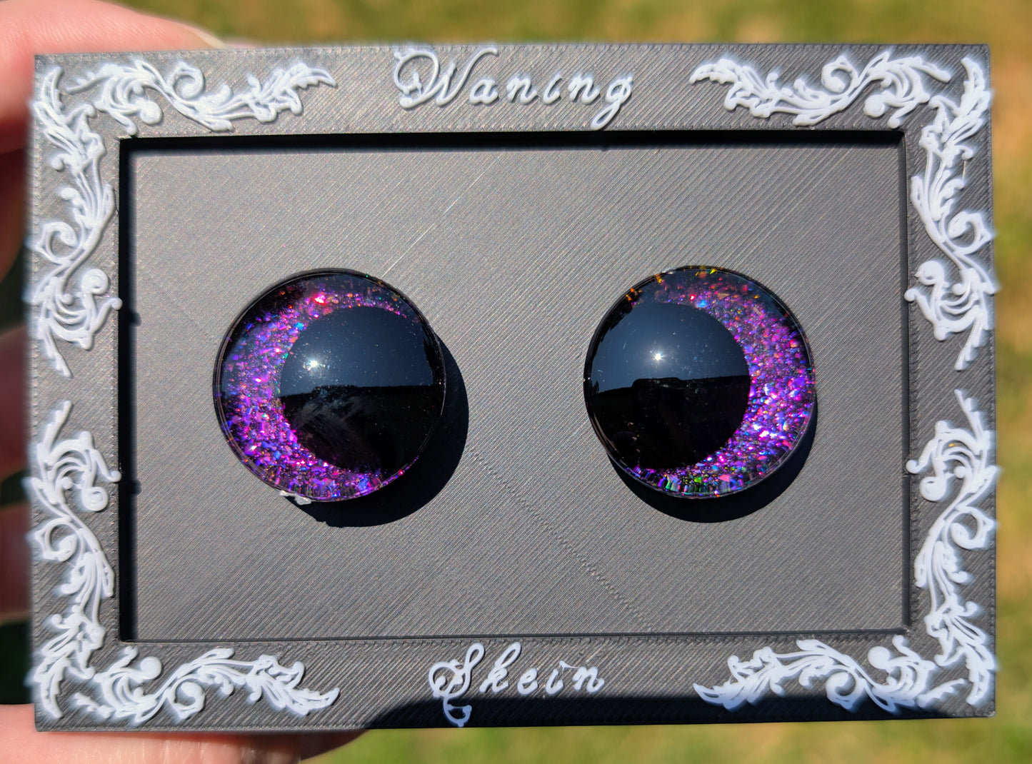 Hand-Painted Safety Eyes with Filigree