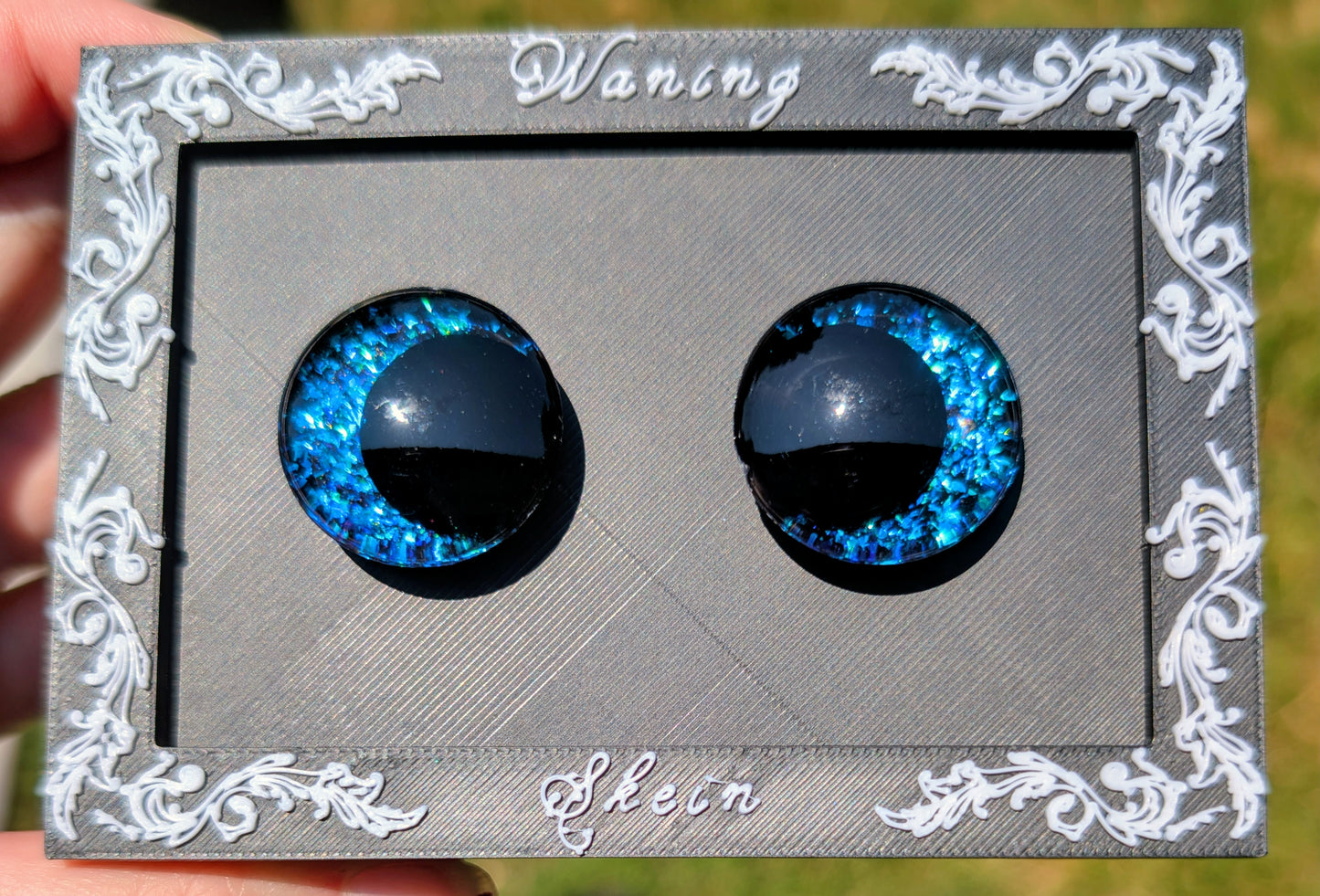 Hand-Painted Safety Eyes with Filigree