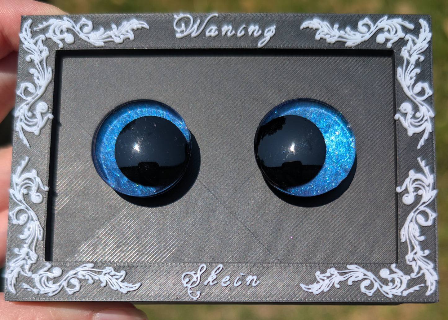 Hand-Painted Safety Eyes with Filigree